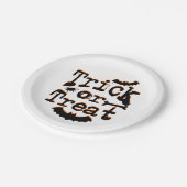 tricksen oder behandeln pappteller (Schrägansicht)