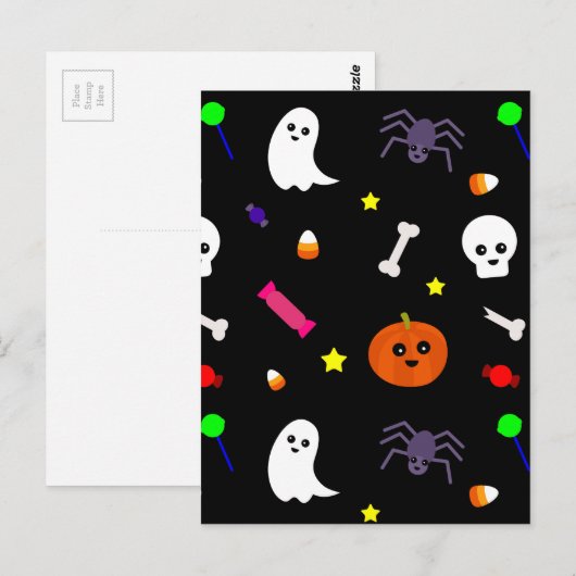 tricksen oder behandeln postkarte (Vorne/Hinten)