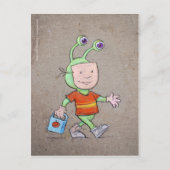 tricksen oder behandeln postkarte (Vorderseite)