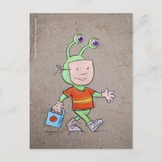 tricksen oder behandeln postkarte (Vorderseite)