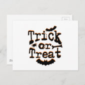 tricksen oder behandeln postkarte (Vorne/Hinten)