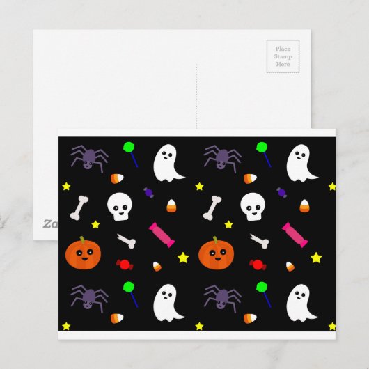 tricksen oder behandeln postkarte (Vorne/Hinten)