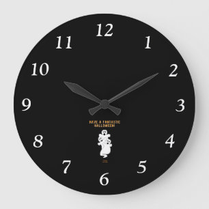 Trickster Ghosts Acrylmauer Große Wanduhr
