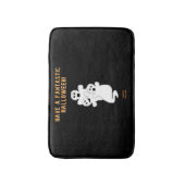 Trickster Ghosts Bath Mat Badematte (Vorderseite Vertikal)