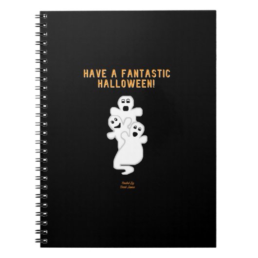 Trickster Ghosts Spiral Foto Notebook Notizblock (Vorderseite)
