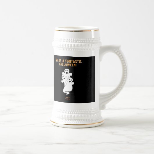Trickster Ghosts Stein Tasse (Rechts)