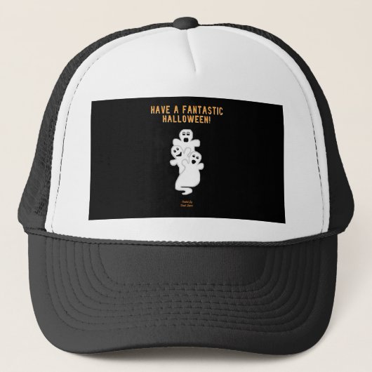 Trickster Ghosts Trucker Hat Truckerkappe (Vorderseite)