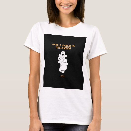 Trickster Ghosts Weibliches T-Shirt (Vorderseite)