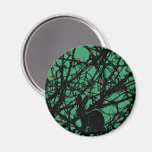 Trickster-Kaninchen in Briar Magnet (Vorderseite/Rückseite)