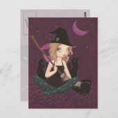 Tricksters - märchenhafte Hexenkarte Postkarte (Vorne/Hinten)