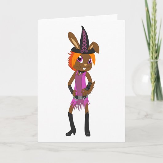 Tricksy Rabbit Karte (Vorderseite)
