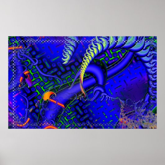 Tricky Bugger 3D-Fraktal Poster (Vorne)