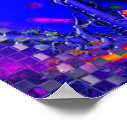 Tricky Bugger 3D-Fraktal Poster (Ecke)