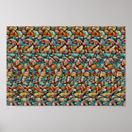 Tricky catch - Versteckter 3D-Druck Poster (Vorne)