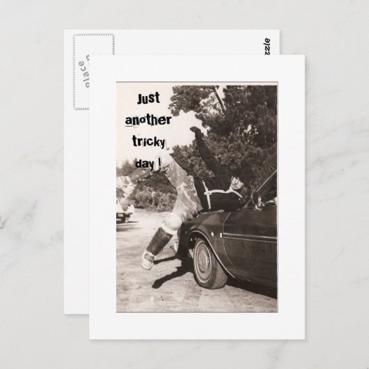 Tricky Day Postkarte (Vorne/Hinten)