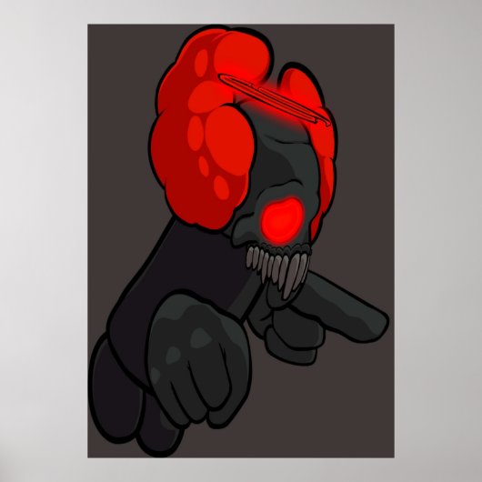 Tricky Demon FNF Freitagabend Funkin Poster (Vorne)