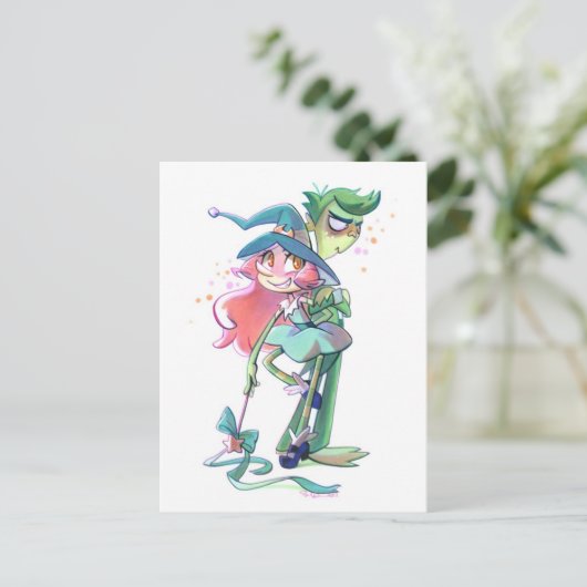 Tricky und Gorf Postkarte (Stehend Vorderseite)