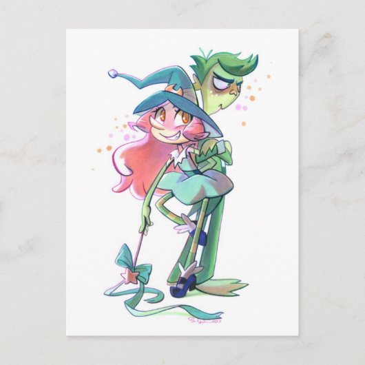 Tricky und Gorf Postkarte (Vorderseite)