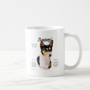 Tricolor Basenji Geschichte, Alles über Basenjis Kaffeetasse