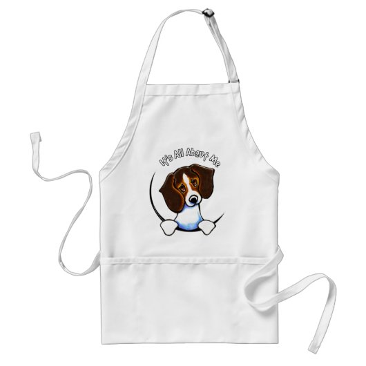 Tricolor Beagle ist alles über mich Schürze (Vorne)
