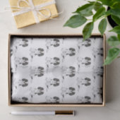 Tricolor Cavalier King Charles Spaniel Dog Pattern Seidenpapier (Geschenk)