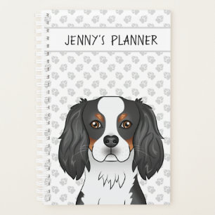 Tricolor Cavalier King Charles Spaniel Hund & Tite Planer