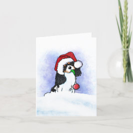 Tricolor Cavalier Spanische Weihnachtskarte Feiertagskarte