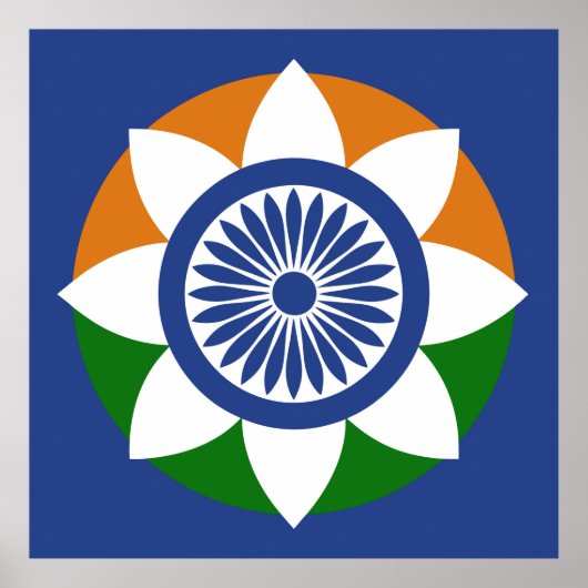 Tricolor Chakra Poster (Vorne)
