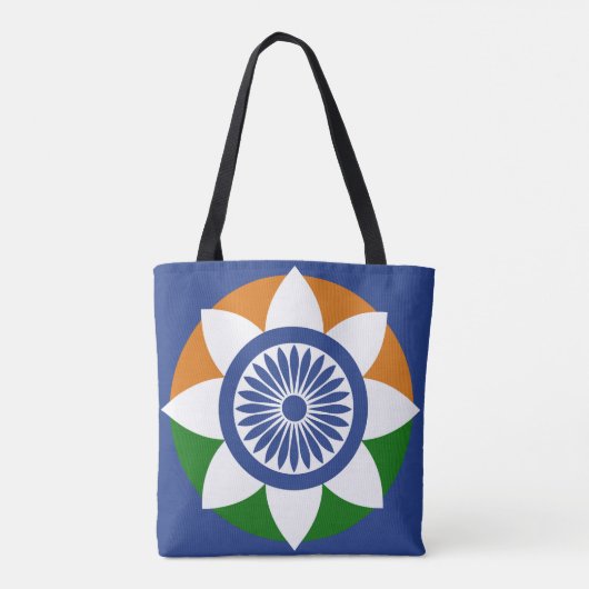 Tricolor Chakra Tasche (Rückseite)