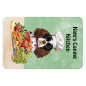 Tricolor Cooking Koch Cavalier Charles Spaniel Magnet (Horizontal)
