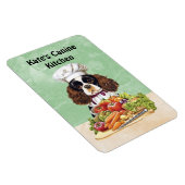 Tricolor Cooking Koch Cavalier Charles Spaniel Magnet (Rechte Seite)
