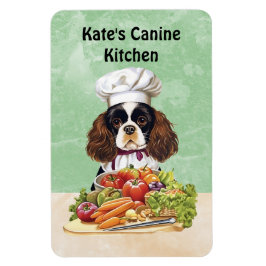 Tricolor Cooking Koch Cavalier Charles Spaniel Magnet
