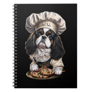 Tricolor Cooking Koch Cavalier Charles Spaniel Notizblock