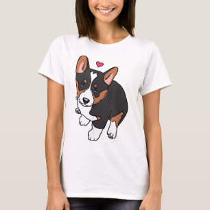Tricolor Corgi Puppy Dog, Niedlich Corgi, Corgi Dr T-Shirt