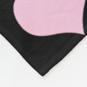 Tricolor Corgis mit Herzen Fleecedecke (Ecke)