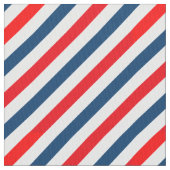 Tricolor Diagonal Lines (blau, weiß, rot) Stoff (Nahaufnahme)