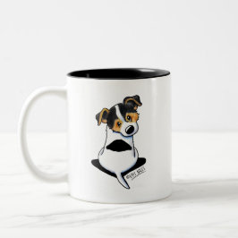 Tricolor Jack Russell Terrier Zweifarbige Tasse