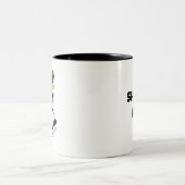 Tricolor Jack Russell Terrier Zweifarbige Tasse (Mittel)