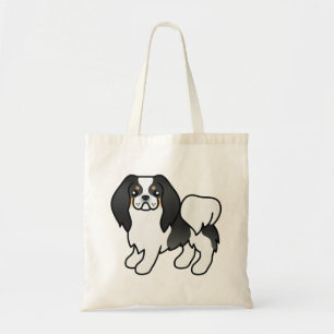 Tricolor Japanischer Kinn Niedlicher Cartoon Dog Tragetasche