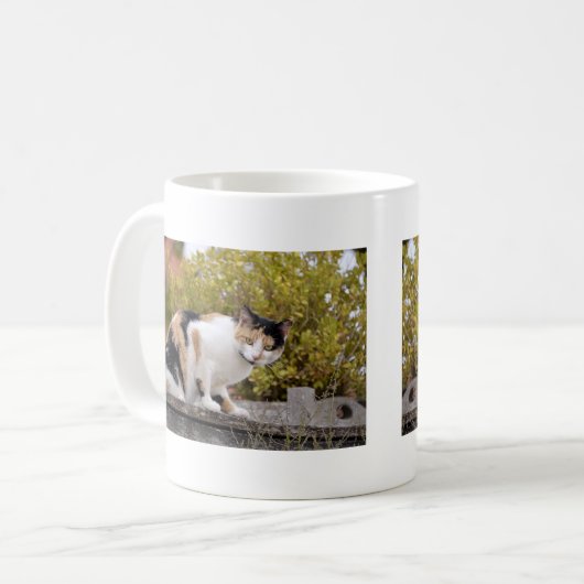 Tricolor Kaffeetasse (Vorderseite Links)