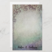 Tricolor mit grünen Reben Briefpapier (Vorne/Hinten)