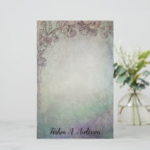 Tricolor mit grünen Reben Briefpapier (Stehend Vorderseite)