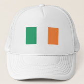 Tricolor patriotic Saint Patrick's Day Truckerkappe (Vorderseite)