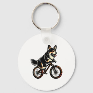 Tricolor Pembroke Welsh Corgi Hundeliebhaber Mount Schlüsselanhänger