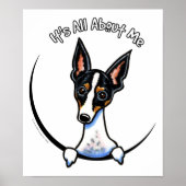 Tricolor Rat Terrier IAAM Poster (Vorne)