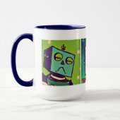 Tricolor Roboter-Tasse Tasse (Links)