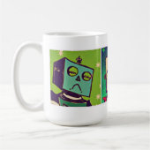 Tricolor Roboter-Tasse Tasse (Links)