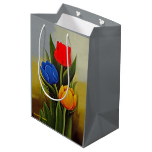 Tricolor-Rose Ե գ ո յ ռ ւ ա ն Mittlere Geschenktüte