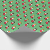 Tricolor + Roter Geschenkpapier (Ecke)