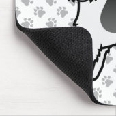 Tricolor Rough Coat Jack Russell Terrier Dog Mousepad (Ecke)